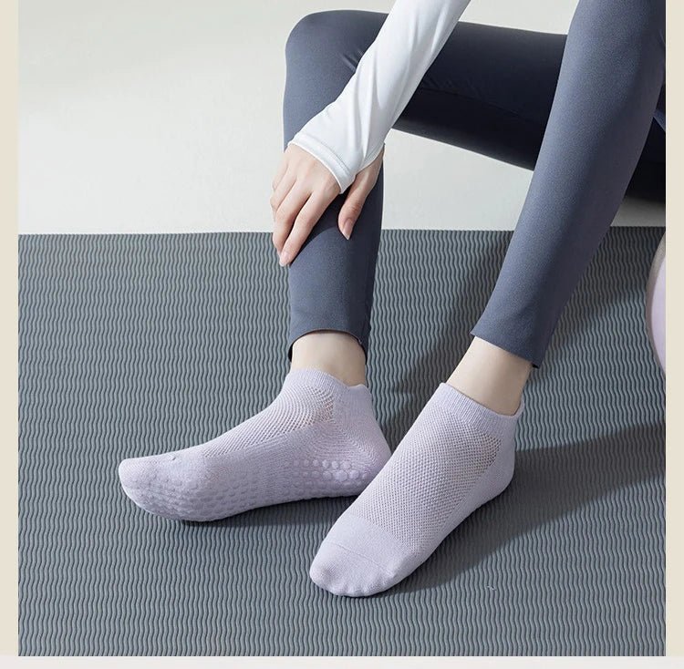 Women's Breathable Non-Slip Yoga Socks (3 Pack) - silverfoxgoods
